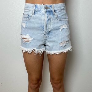 PacSun 24 Distress Jean Shorts